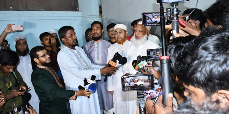 আবদুল্লাহিল আমান আযমীর বাসায় আমীরে জামায়াত