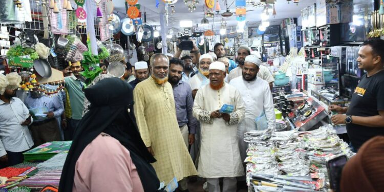 রাজধানীর সবুজবাগ-মুগদা জোনে জামায়াতে ইসলামীর কেন্দ্র ঘোষিত দাওয়াতী গণসংযোগ