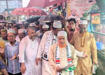 ঢাকা-৫ আসনের উদ্যোগে গণসংযোগ পক্ষের দাওয়াতি অভিযান পরিচালিত