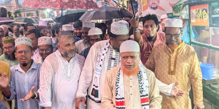 ঢাকা-৫ আসনের উদ্যোগে গণসংযোগ পক্ষের দাওয়াতি অভিযান পরিচালিত